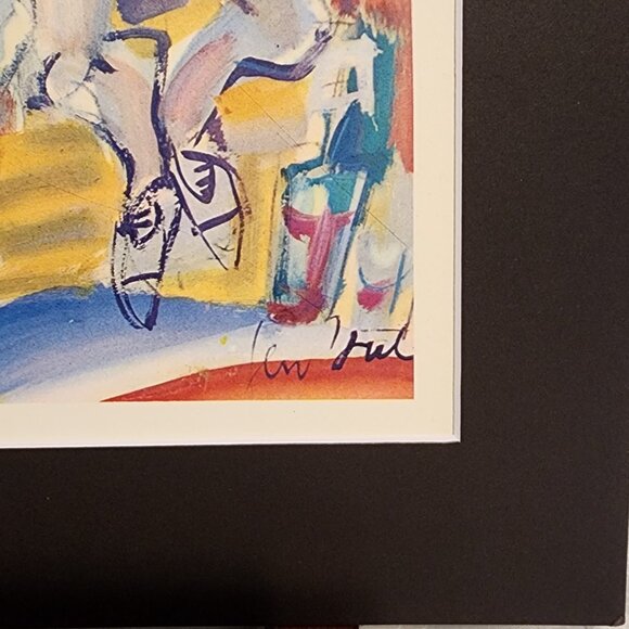 Les Musiciens - Gen Paul - Matted Print - Picture 5 of 7